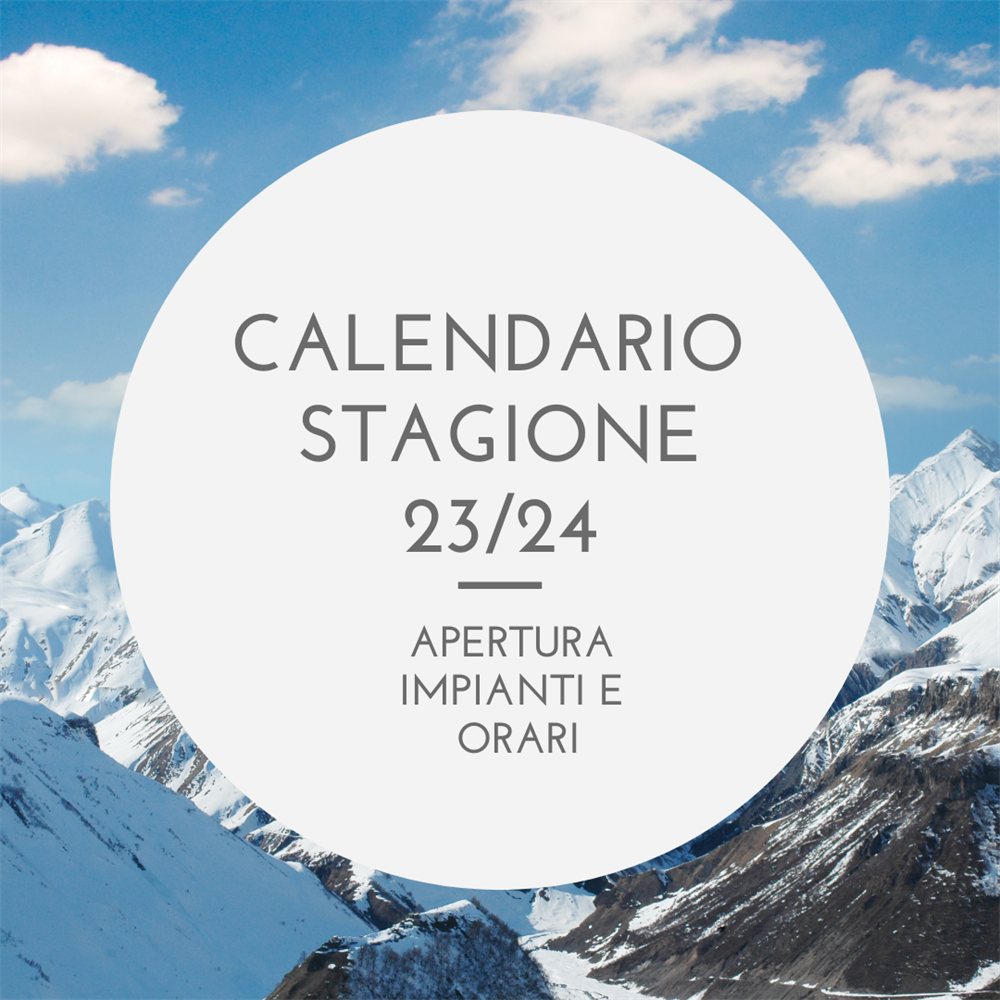 CALENDARIO STAGIONALE
